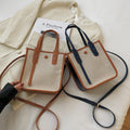 Geantă tote pentru dame albastră - Mini elegantă - Geantă mică și practică pentru