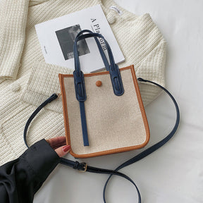 bags : Tote Bag Dames Blauw - Mini Classy - Kleine Handige Tas voor in van Pantino