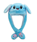 Moving Bunny Hat Baby - Blauw met Licht