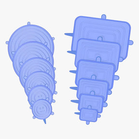 home & garden : Silicone Covers Set 1 - Woonaccessoire in Blauwe SET van Pantino