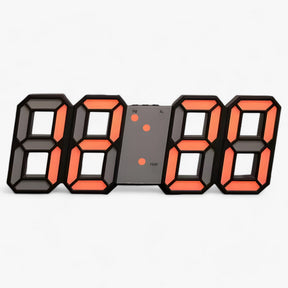 other : NordiClock - Wecker en Digitale Klok - Multifunctionele Elektronische Weergave in Zwart en oranje van Pantino