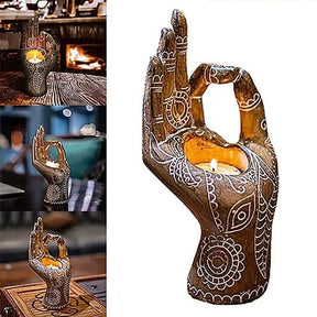 home & garden : Boeddha Hand Kaarsenhouder in van Pantino