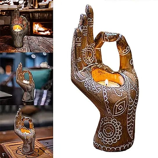 home & garden : Boeddha Hand Kaarsenhouder in van Pantino