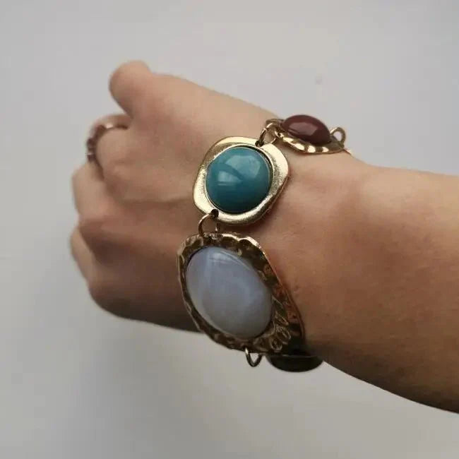Bracelet : Boheemse Etnische Bedel Armband - Kleurrijke Tribal Design - Kralen in van Pantino