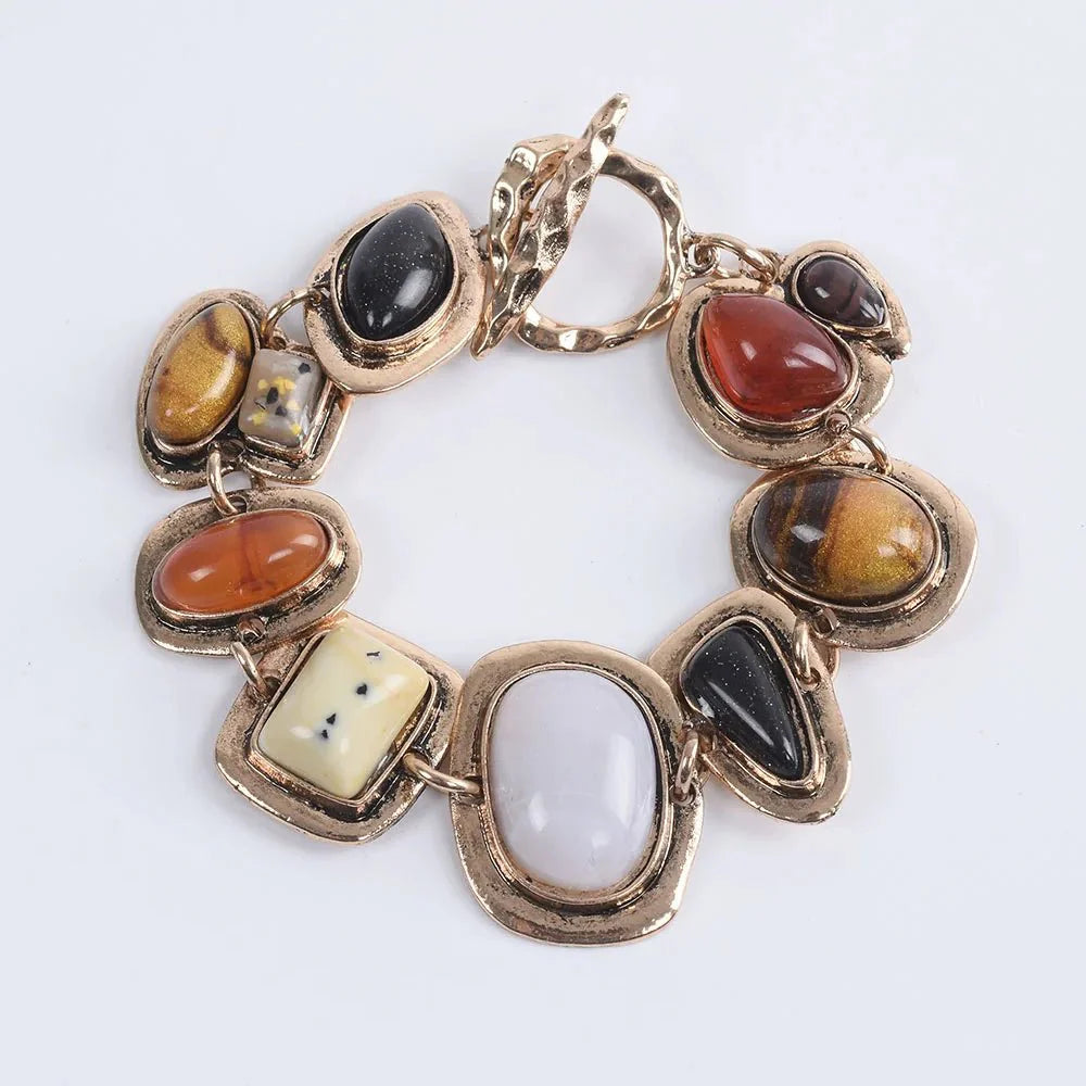 Bracelet : Boheemse Etnische Bedel Armband - Kleurrijke Tribal Design - Kralen in D van Pantino