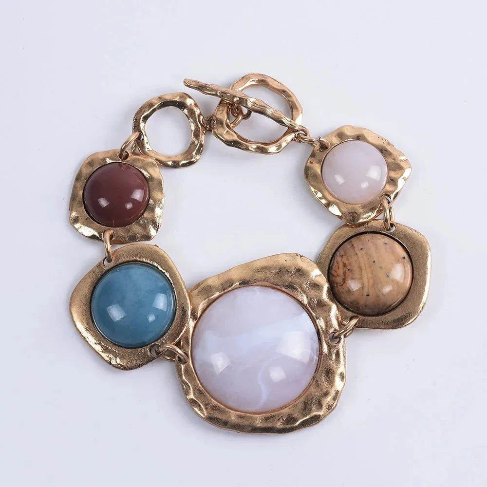 Bracelet : Boheemse Etnische Bedel Armband - Kleurrijke Tribal Design - Kralen in E van Pantino