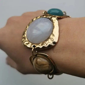 Bracelet : Boheemse Etnische Bedel Armband - Kleurrijke Tribal Design - Kralen in van Pantino
