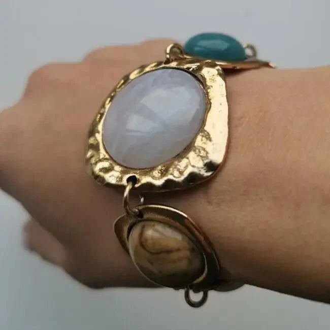 Bracelet : Boheemse Etnische Bedel Armband - Kleurrijke Tribal Design - Kralen in van Pantino