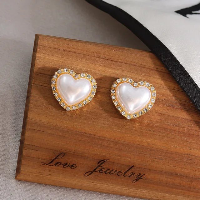 Earrings : Bohemian Parel Oorbellen - Grote Elegante Druppel - Parel in G van Pantino