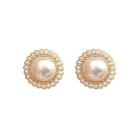 Earrings : Bohemian Parel Oorbellen - Grote Elegante Druppel - Parel in A van Pantino