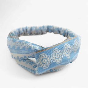 Fascia con stampa bohemien Bandana vintage - € : Bandana Haarband Dames Print Bohemien Vintage Bloemen Meerkleurig in van Pantino