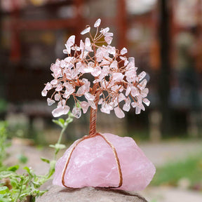 home & garden : Feng Shui Bonsai Ornamenten Heren Amethist - Rozenkwarts in van Pantino