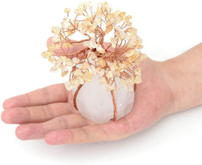 home & garden : Feng Shui Bonsai Ornamenten Heren Amethist - Rozenkwarts in van Pantino