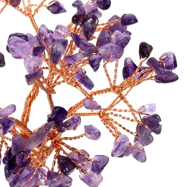 home & garden : Feng Shui Bonsai Ornamenten Heren Amethist - Rozenkwarts in van Pantino
