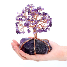 home & garden : Feng Shui Bonsai Ornamenten Heren Amethist - Rozenkwarts in van Pantino
