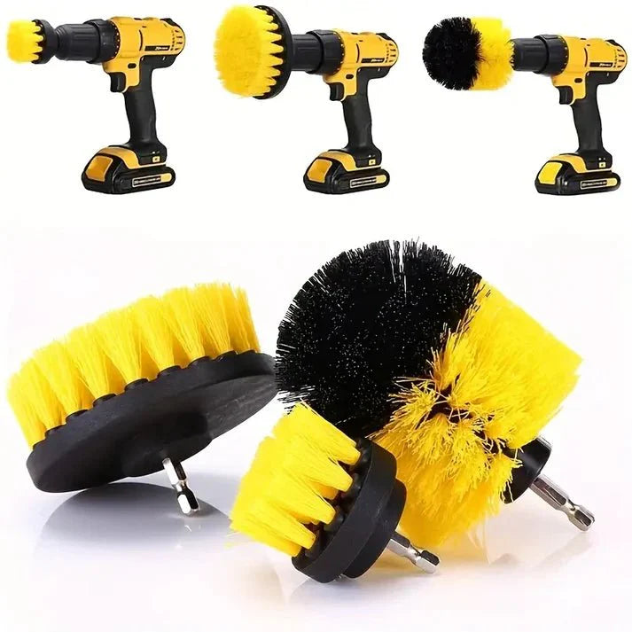 other : BoorScrubber Set 4-Delig - Universele Schoonmaakborstels - Nylon in van Pantino