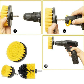 other : BoorScrubber Set 4-Delig - Universele Schoonmaakborstels - Nylon in van Pantino
