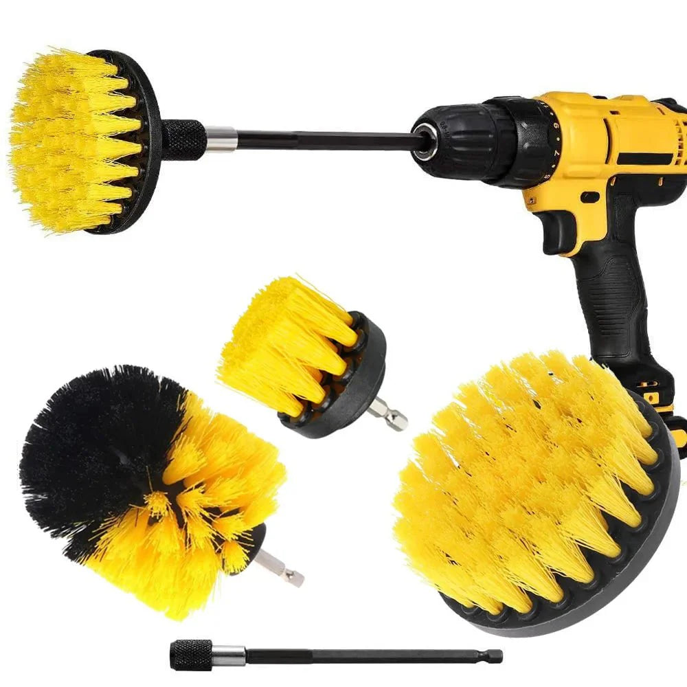 other : BoorScrubber Set 4-Delig - Universele Schoonmaakborstels - Nylon in van Pantino