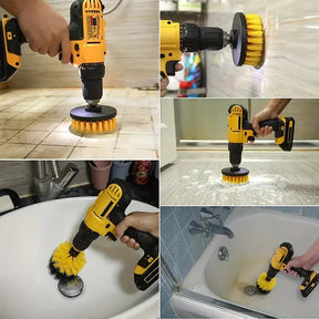 other : BoorScrubber Set 4-Delig - Universele Schoonmaakborstels - Nylon in van Pantino