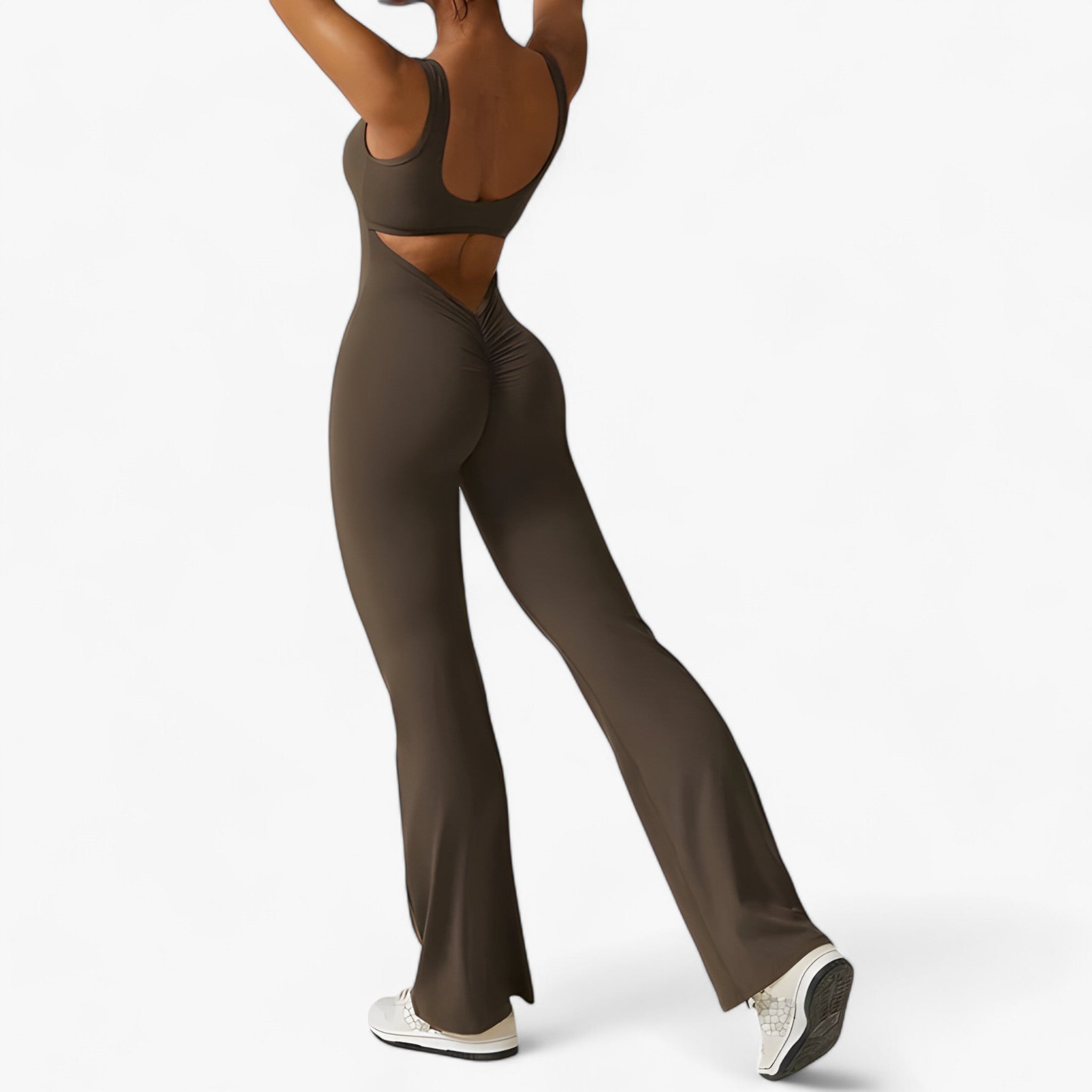 Bodysuit : Workout Lichaamspak - Ongeëvenaard Comfort en Prestaties - Blauw in Bruin 2 van Pantino