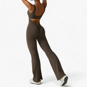 Bodysuit : Workout Lichaamspak - Ongeëvenaard Comfort en Prestaties - Blauw in Bruin 2 van Pantino