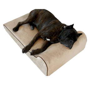 pets : Luxe Bruine Hondenmatras in Tan van Pantino