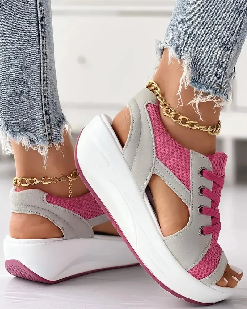 Sneakers : Sneakers Dames Groen - Comfortabele - Perfecte Schoenen voor Stijlvolle en Comfortabele Dagen in van Pantinoshop