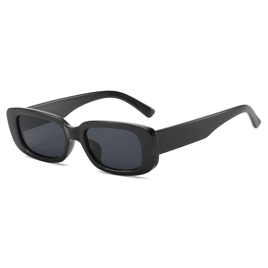 Sunglasses : Zonnebril Dames Zwart Grijs - Heren en Modieuze Sport Kleine Ovale Plastic in Zwart grijs van Pantino