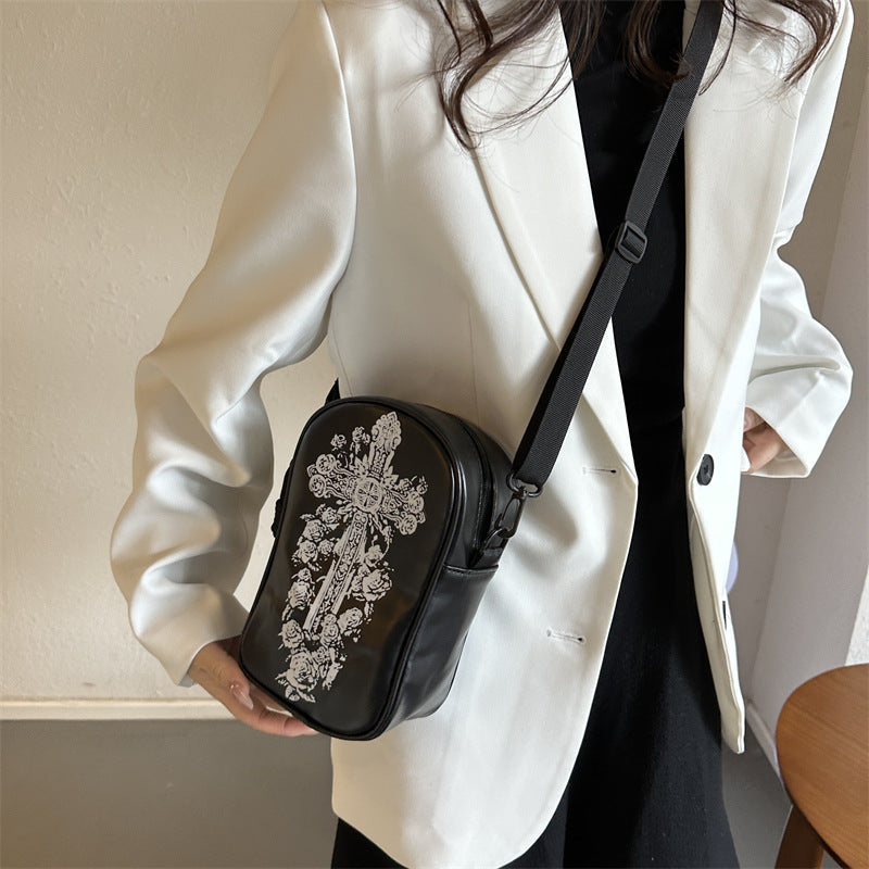 Gifts – Seasonal – Halloween : Halloween Schoudertas Dames - Compacte Pompoen PU Tas in van Loranza