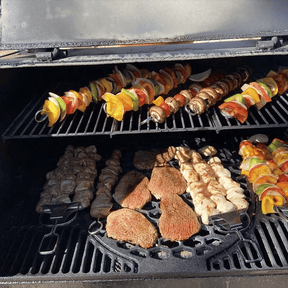 outdoor equipment : 3-Weg Grillspiezen BBQ - Rvs Duurzaam Buiten Grillen - Rvs in van Pantino