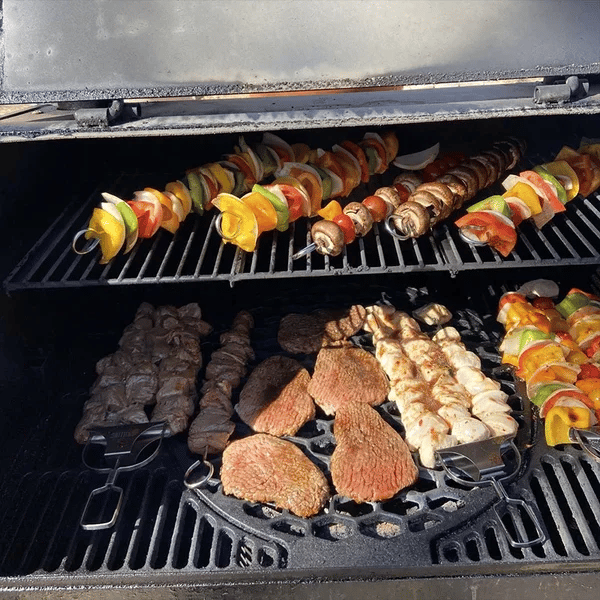 outdoor equipment : 3-Weg Grillspiezen BBQ - Rvs Duurzaam Buiten Grillen - Rvs in van Pantino