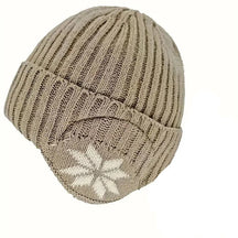 Beanie : Muts Dames Zwart - Trendy Gebreide in Bruin van Pantino