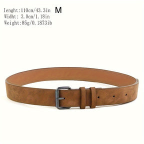 Belt : Riem Bruin - Men 1 Stuk Pu Leren Modieuze Elegant in van Pantino