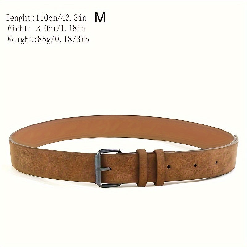 Belt : Riem Bruin - Men 1 Stuk Pu Leren Modieuze Elegant in van Pantino