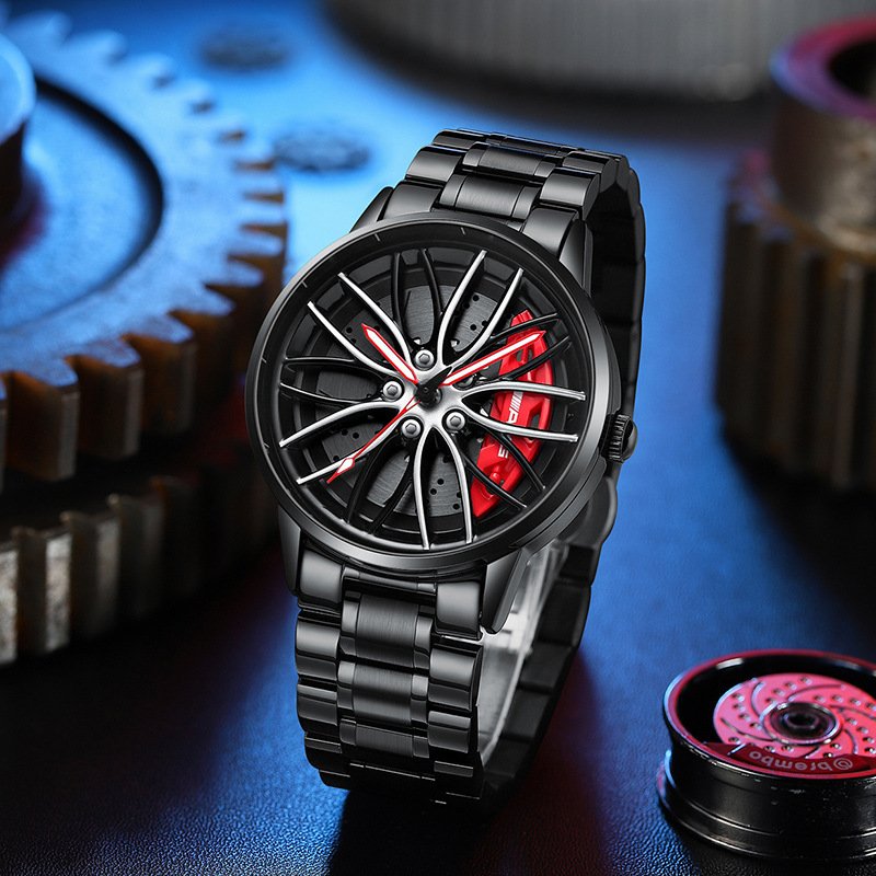 watches : Elegant Racecar Watch - Waar Tijd Wordt Gewaardeerd - Rood in van Pantino