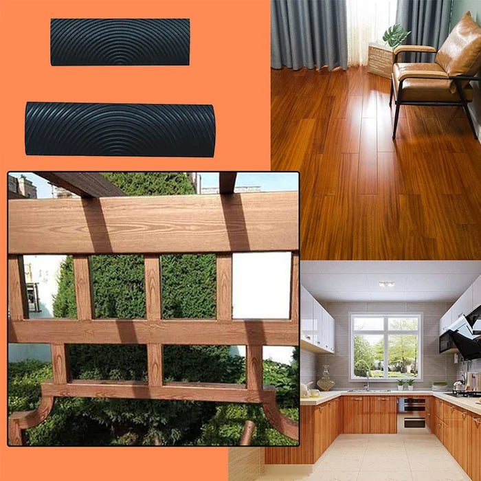 home & garden : Houtnerfmaker Set - Realistische Houtpatronen Decoratie - Rubber in van Pantino