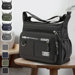 bags : Schoudertas Blauw - EasyCarry - Grote Capaciteit Crossbody in van Pantino
