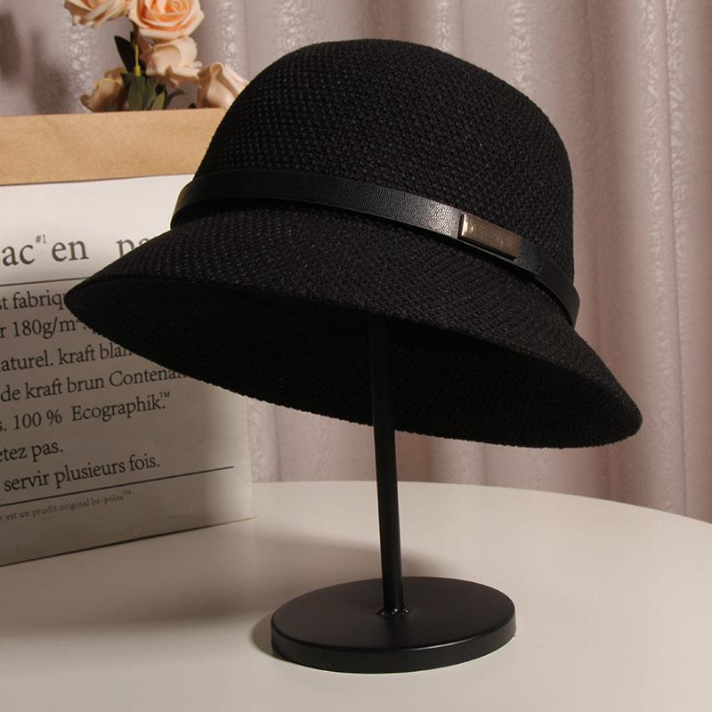 Bucket Hat : Hoed Khaki - Zonnescherm en Zonnebrandcreme Emmer in Zwart van Pantino