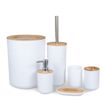 home & garden : Bold Badkamer Accessoires Set - Stijlvolle Items in Jouw Badkamer - Grijs in Wit van Pantino