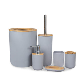 home & garden : Bold Badkamer Accessoires Set - Stijlvolle Items in Jouw Badkamer - Grijs in van Pantino