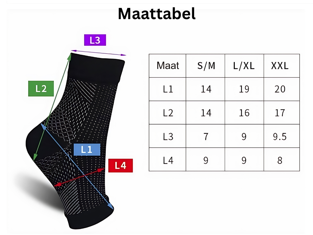 other : Witte Compressiesokken voor Pijnverlichting & Vermoeide Voeten - Elastisch & Comfortabel in van Pantino