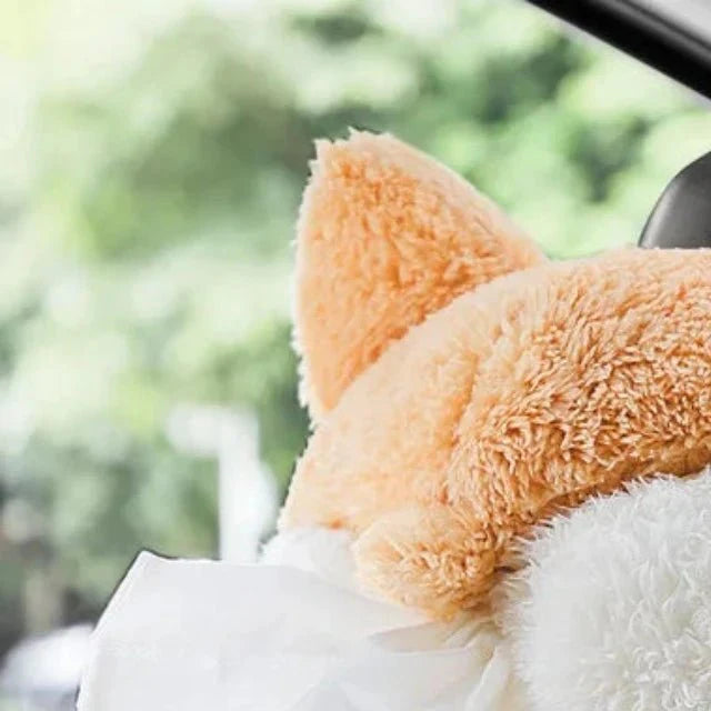 Car Tissue Box Holder : Tissue Doos Houder Auto - Handig Tissue Opbergen - Kunststof in Hond van Pantino
