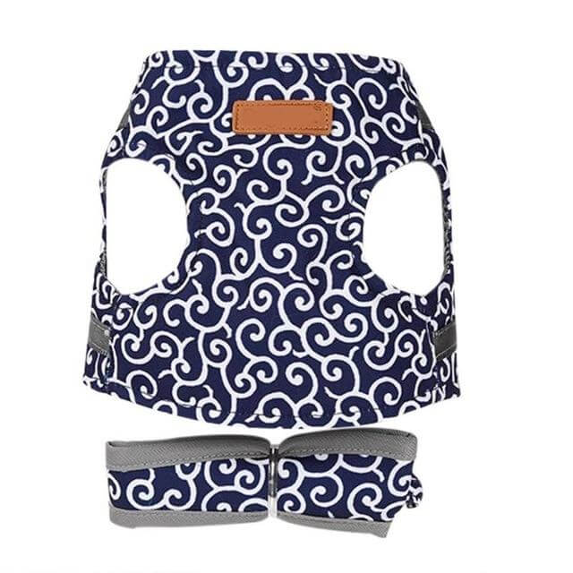 pets : Kattenvest Harnas Set Blauw - Comfortabel & Verstelbaar voor Kleine tot Middelgrote Katten in van Pantino