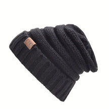 Beanie : Casual Gebreide Muts Lichtgroen - Ontspannen Winter Stijl - Acryl in Zwart van Pantino