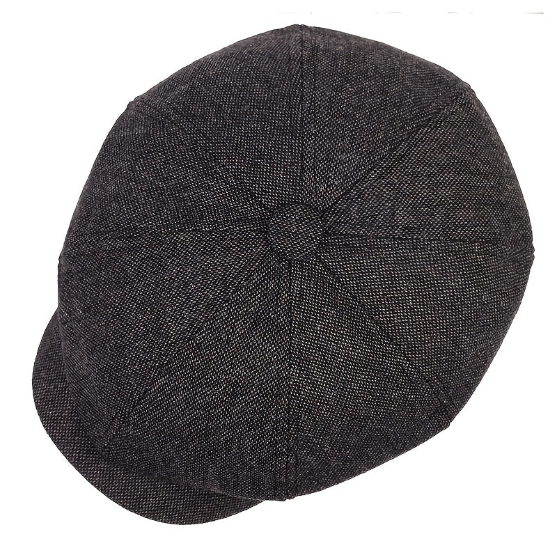 Beret : Baret Heren Donkergroen - Graan Geruite Vintage Mode Muts , Ideale Keuze voor Geschenken in van Pantino