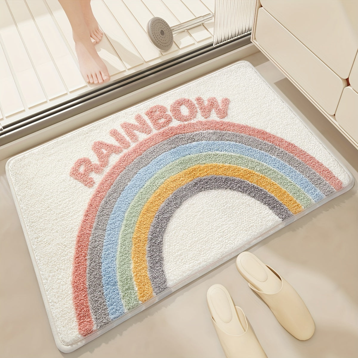 home & garden : Absorberende Antislip-Mat voor Toilet en Badkamer in van Pantino