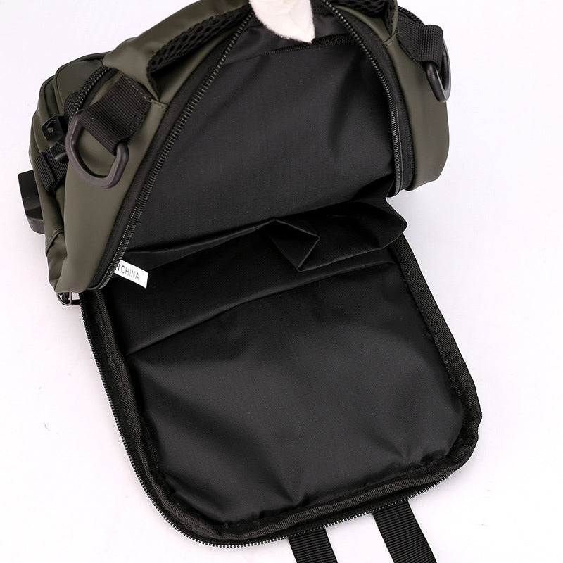 bags : Compacte Rugtas Heren Nylon - Khaki in van Pantino