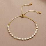 Gold Bracelet - Sara Crystal