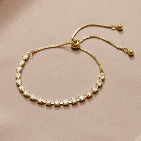 Bracelet : Armband Goud - Sara Crystal in van Pantino