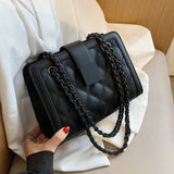 Sac bandoulière pour femme - Moyen 24 cm en cuir synthétique - Cuir artificiel